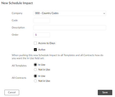A screenshot of a schedule impact

Description automatically generated